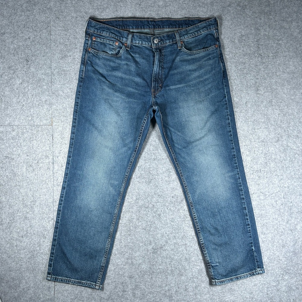 Levi's Denim Jeans Mens 38x30 Blue 559 Relaxed Straight Leg Casual Workwear